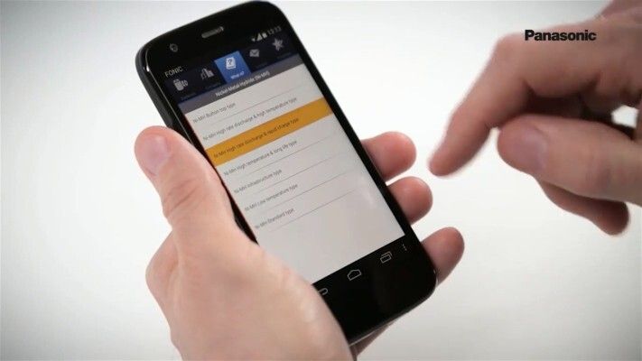 Hilft bei der Batterie-Suche: die Panasonic Battery Finder App gibt es nun auch für Smartphones, Tablets, Laptops und Desktops (Bild: Panasonic Industrial Devices)