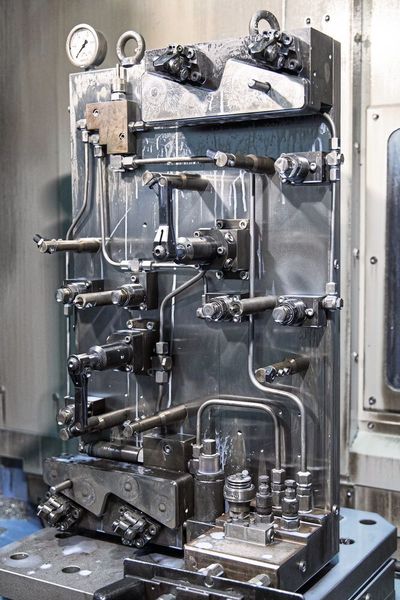 Inzwischen ist die Spanntechnik so flexibel und teils automatisiert, dass die Maschinen für kleine Stückzahlen genau so effizient gerüstet werden können, wie für Großserien. (Bild: Fémalk)