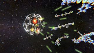 Ein internationales Forscherteam untersuchte Farbstoffe, aus denen moderne organische Solarzellen aufgebaut sind. Diese können hinsichtlich ihrer Effizienz mit den bisher verwendeten Akzeptor-Molekülen – so genannten Fullerenen – gleichziehen bzw. sie übertreffen (Symbolbild). (Bild: MPI-P)