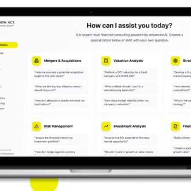 Dashboard view of the Core Advisor LLM, designed for integration with operational systems. (Bild: Agnostic Industries)