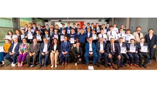 245 Schülerinnen und Schüler aus 31 HTLs präsentierten beim Young Austrian Engineers Contest 2026 im ARS Electronica Center in Linz Innovationen für Österreichs industrielle Zukunft. (Bild: Felix Wolfram - die Graphische)