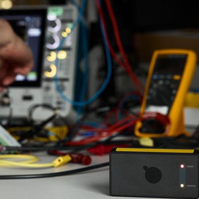 The world's first safety-certified 3D ultrasonic sensor, ADAR One, introduces a new safety layer for robotics, a certified 3D perceptual foundation that sits beneath any camera, AI stack, or motion system, independently verifying that the space around a robot is safe. (Image: Sonair)