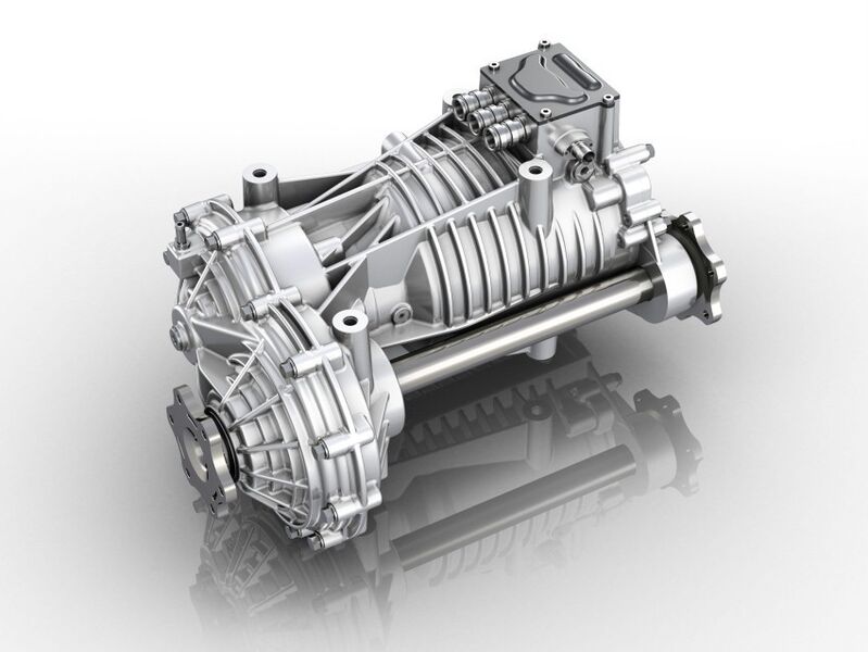 Ausgezeichneter Elektroantrieb: Den Kern des Antriebssystems bilden ein Elektromotor mit 115 kW Maximalleistung sowie eine integrierte Übersetzungseinheit. (ZF Friedrichshafen)