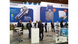 Lively activity at the Günther stand. (Source: Günther)