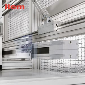Das Produktportfolio von Item umfasst mehr als 3000 Komponenten zur Konstruktion von Maschinengestellen, Arbeitsplätzen, Automationslösungen und Lean Production Anwendungen.