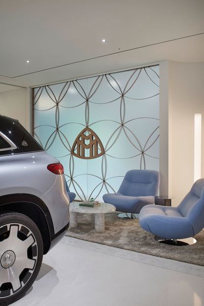 Maybach verspricht, Kunden in einem „sakral anmutenden, immersiv gestalteten Raum“ zu empfangen. (Bild: Mercedes-Benz AG)