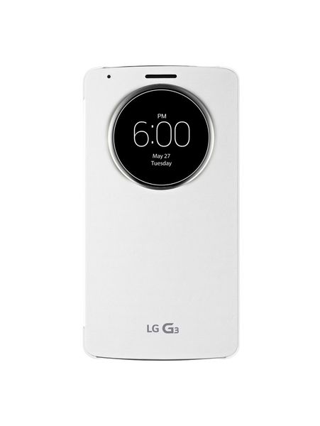 Für einen schnellen Überblick und Zugriff auf häufig genutzte Apps sorgt das „Quick-Circle-Case“. (Bild: LG)