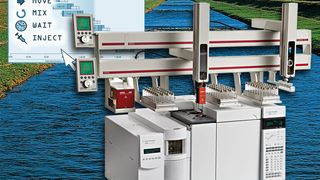 Eine neue Headspace-GC/MS-Methode ermöglicht den reproduzierbaren Nachweis von Cyanid in Trinkwasser. (Grafik: LP; Bilder: Gerstel) (Archiv: Vogel Business Media)