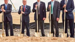 Air Products and Huntsman break ground for Air Products’ new steam methane reformer and cold box to be built at Huntsman’s site in Geismar, Louisiana. (Timothy Babin)
