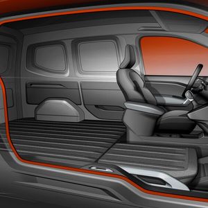 Um das Beladen zu erleichtern, haben die Renault-Konstrukteure die seitliche Ladeöffnung doppelt so breit wie beim Vorgängermodell gestaltet.(Bild:  Renault)