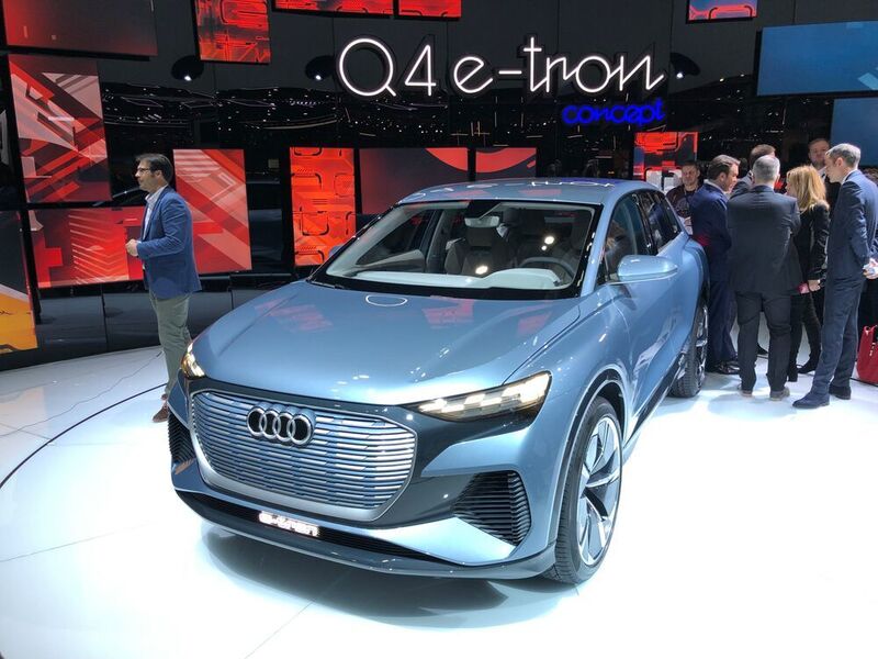 Im Mittelpunkt steht bei Audi der Q4 E-Tron.  (Michael Gebhardt/SP-X)