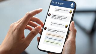 One of 6 industrial trends: AI-based assistants like "Augie" are evolving from responders to advisors. (Image:Augmentir)