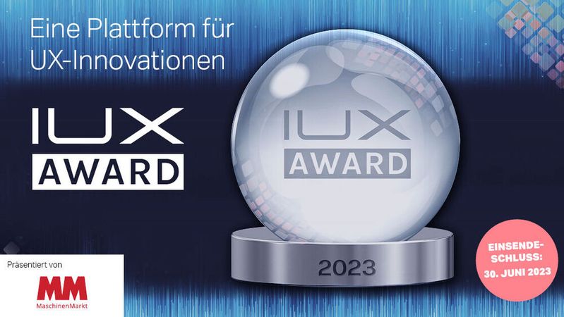 Der IUX-Award wird in diesem Jahr das erste Mal verliehen und würdigt besondere Projekte aus den Bereichen User Experience und Usability.(Bild:  Vogel Communications Group)