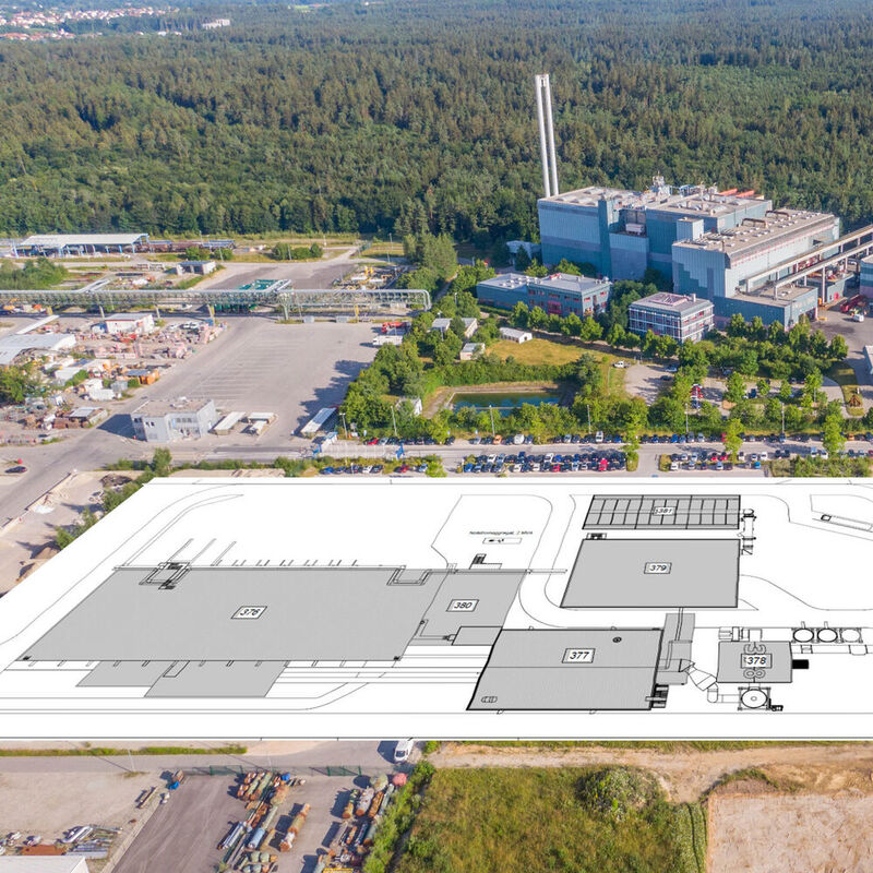 Als Standort für das geplante Biomasseheizkraftwerk ist eine Chemiepark-Fläche im Osten des Chemieparks vorgesehen.