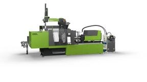 Das ist die Spritzgießmaschine, mit der Engel die LSR-Dichtungen gratfrei in einem Spezialwerkzeug produziert: Die Victory Electric 1565/220. (Bild: Engel)