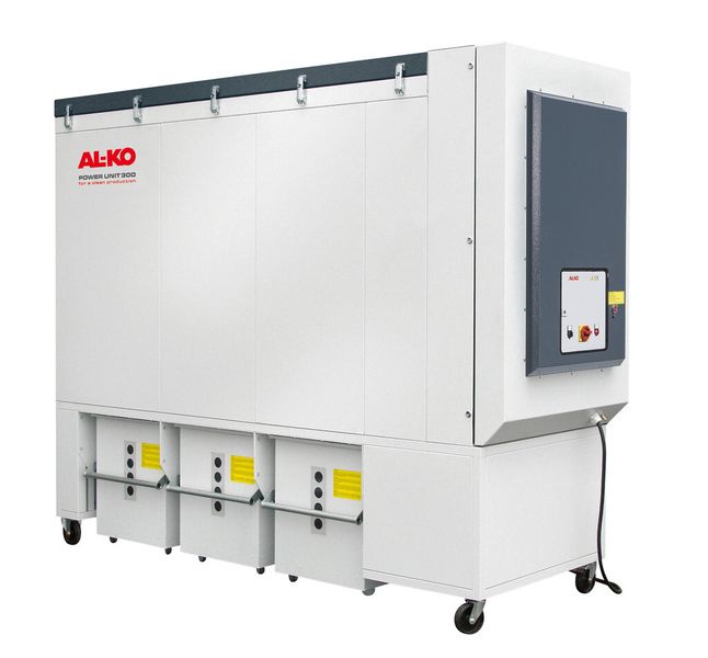 Bild 3: Die AL-KO-Power-Unit bietet das gesamte Spektrum der mobilen Reinluftentstauber. (Bild: AL-KO)