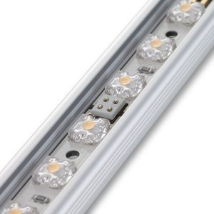Das System besteht aus Board-to-board Verbinder für die platzsparende Verbindung zweier LED Platinen; Vari-Verbinder für die flexible Verbindung zweier LED Platinen über Eck, Winkel oder mit variablen Abständen; Wire-to-board-Verbinder für den Anschluss von LED Platinen; Kontaktestifte paarig im Gurt für automatische SMD Bestückung: