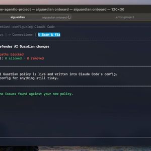 Einschreiben der Bitdefender-AI-Guardian-Sicherheitspolitik in die Claude-Code-Konfiguration(Bild:  Bitdefender)