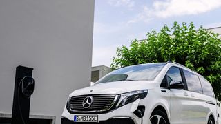 Der Mercedes EQV startet im Frühjahr 2020. (Daimler)