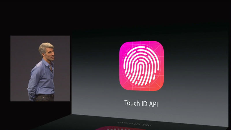 Interessant für Entwickler: Apple gibt die Touch ID API für Entwickler frei, die damit Authentifizierung mittels Fingerabdruck in ihre Apps integrieren können. (Bild: Apple)