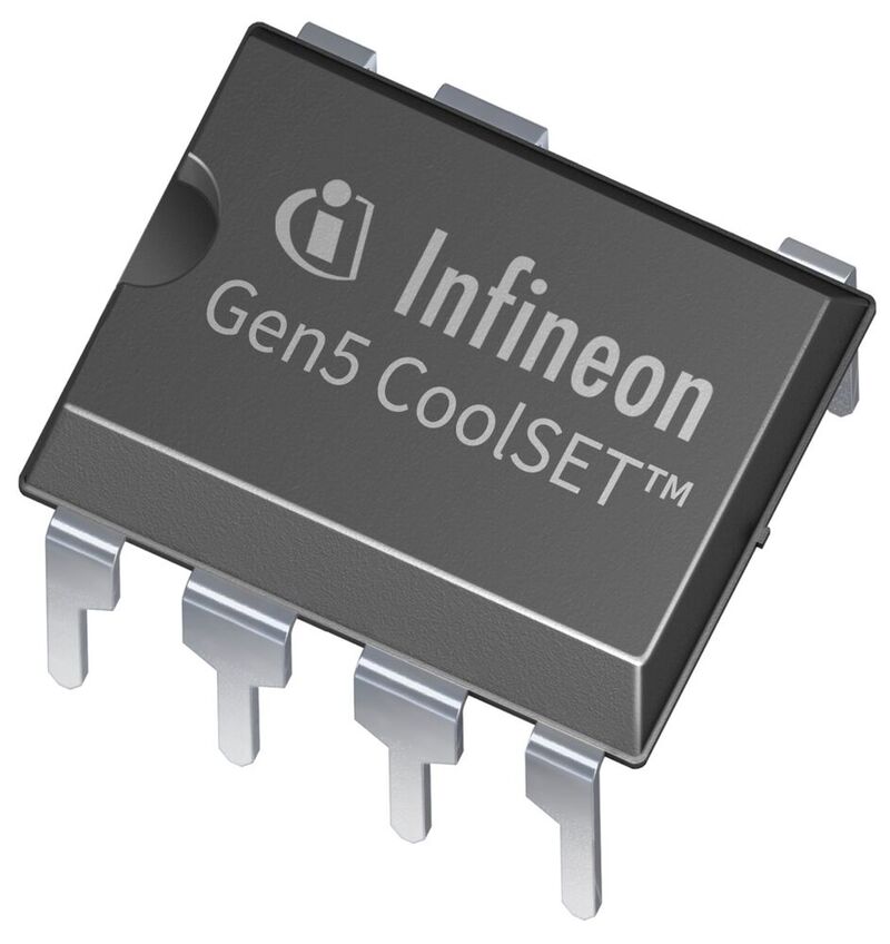Die FF-CoolSET-Lösung kombiniert einen PWM-Controller-IC mit den neuesten HV-MOSFET (Superjunction CoolMOS P7) in einem einzigen Gehäuse. 