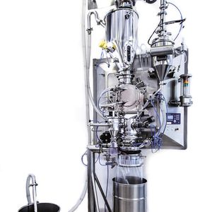 The explosion-safe milling system processes a heat-sensitive product in a cleanroom.