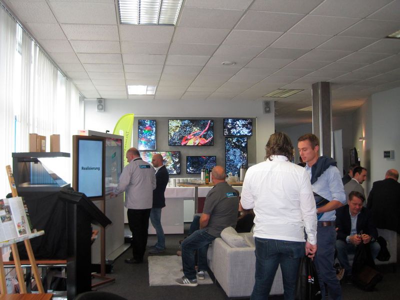 Auch die außergewöhnlichsten Videowalls wurden präsentiert. (Bild: Vogel IT-Medien GmbH)