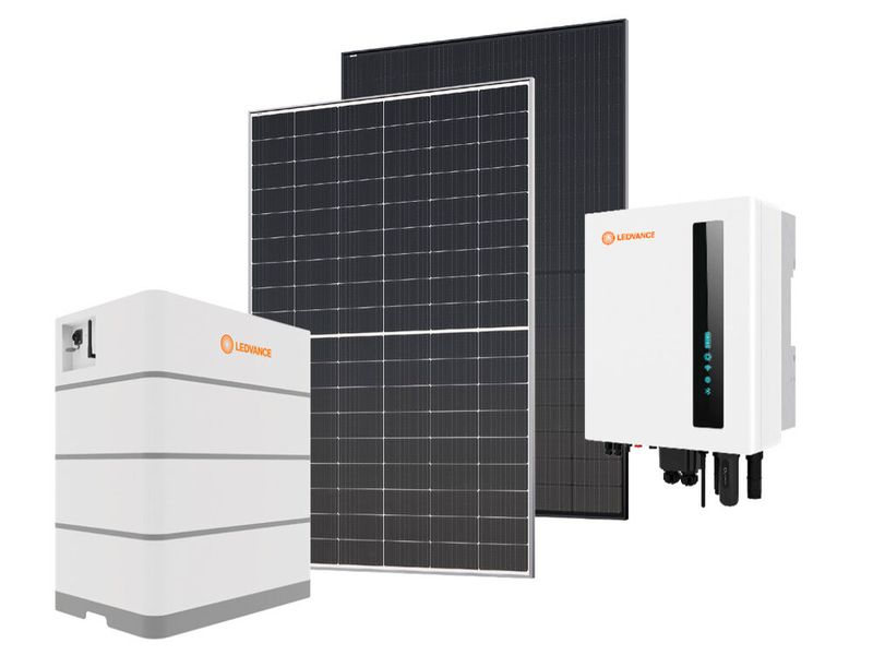 LEDVANCE (Halle 3.0, Stand D10): Intelligente und effiziente Beleuchtungs- und Energielösungen erwarten Sie am Stand von LEDVANCE. Dort können Sie sich die Produkte aus dem neuen Bereich Renewables zeigen lassen, der Fotovoltaik-Anlagen und damit verbundene Dienstleistungen umfasst. Lassen Sie sich außerdem das modulare Lichtsystem EVERLOOP sowie das Lichtmanagementsystem VIVARES und Beleuchtungslösungen für Außenbereiche, Industrie und Sportstätten präsentieren. (Bild: LEDVANCE)