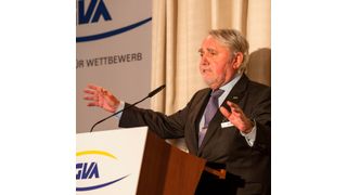 GVA-Präsident Hartmut Röhl eröffnete den Kongress 2019. (GVA)