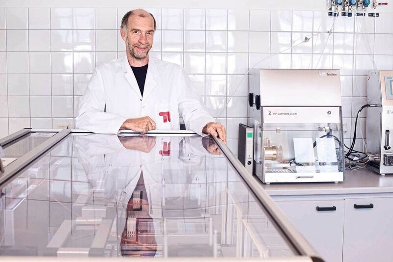 Prof. Dr. Roland Lauster vom Institut für Biotechnologie der TU Berlin ist einer der beiden Initiatoren des geplanten Forschungsbaus „Der simulierte Mensch“. (TU Berlin/PR/Ulrich Dahl)