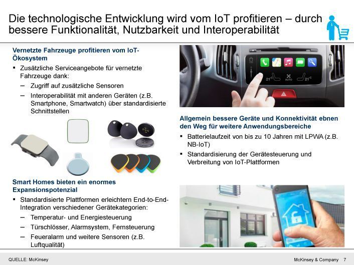 Beispiele für IoT-Anwendungen (McKinsey)