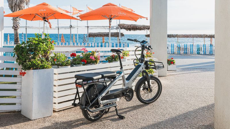 Unbeaufsichtigtes E-Bike von Tarran: Bei mobilen Maschinen gehört wirksamer Diebstahlschutz zu einem gelungenen Design dazu. (Symbolbild)(Bild:  Tarran)
