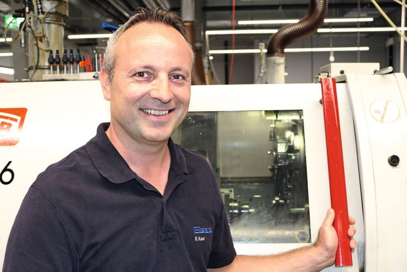 „Ich hatte angepeilt, dass wir mit der neuen Lösung 500 Werkstücke pro Fräser schaffen, gehofft, dass es vielleicht doch 1.000 werden und war baff, als wir 1.500 bei gleichbleibend guter Qualität erreichten“, sagt Ralph Kaun, Teamleiter CNC-Drehen bei Eisele. (Bild: Iscar)