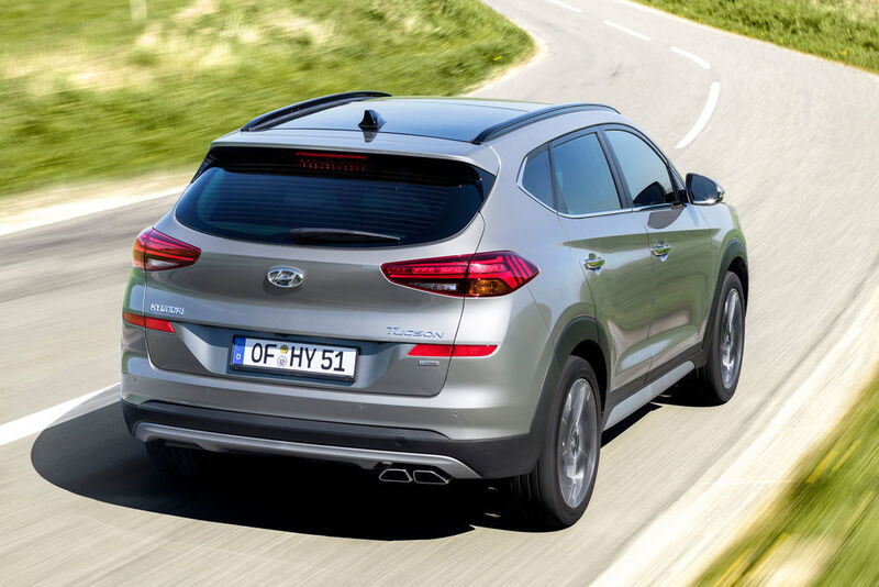 Der Tucson ist das erste Hyundai-Modell mit 48-Volt-Technologie. Zunächst gibt es das Mildhybridsystem lediglich für den großen Zweiliter-Diesel. (Hyundai)