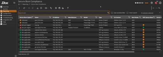 Übersicht über den Secure-Boot-Status.(Bild:  JDisc GmbH)