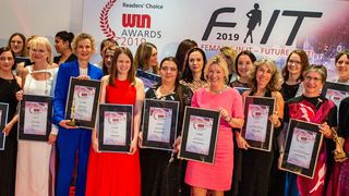 So sehen Sieger aus: die Gewinnerinnen der WIN-Awards 2019 (Bild: www.hamann.photo)
