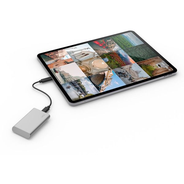 Die beiden externen SSDs sind kompatibel mit dem iPad Pro von Apple.  (Seagate)