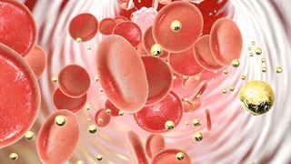 Abb.1: Goldnanopartikel könnten sich als Wirkstoffvehikel in der Medizin etablieren. Doch erst müssen ihre Wirkungen und Nebenwirkungen umfassend studiert werden. (©Kateryna_Kon - stock.adobe.com)