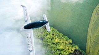 Mit einem elektrischen, senkrecht startenden und landenden Lufttaxi, will das Start-up Lilium ab 2025 Städte in einem Radius von 300 Kilometern verbinden. (Lilium)