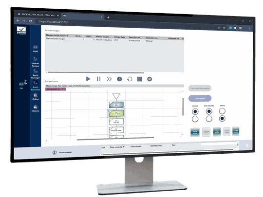 PFC-Chargenrezepte („Procedure Function Chart“) können nun nicht nur in der zenon Service Engine, sondern auch über den Web Visualization Service angezeigt werden.(Bild:  Copa-Data)