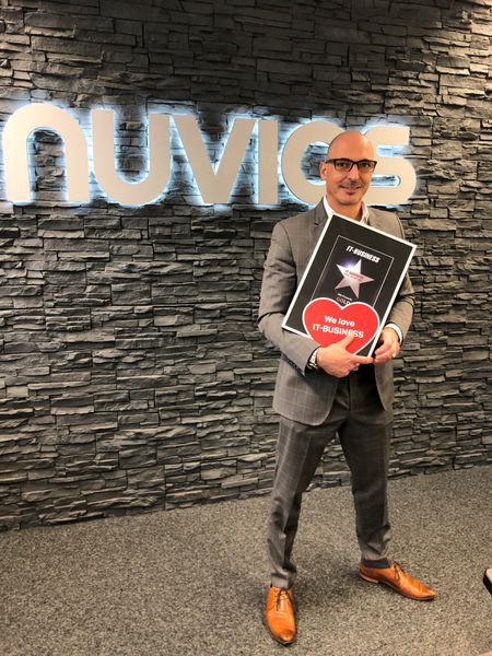 Nuvias, Helge Scherff, holt GOLD in der Kategorie 