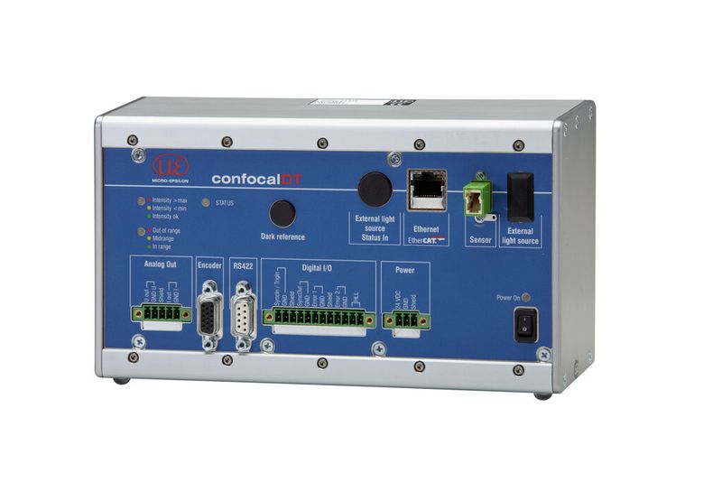 confocalDT 2451 ist der erste Ethernetfähige Controller für die konfokal-chromatischen Messtechnik. (Micro-Epsilon)