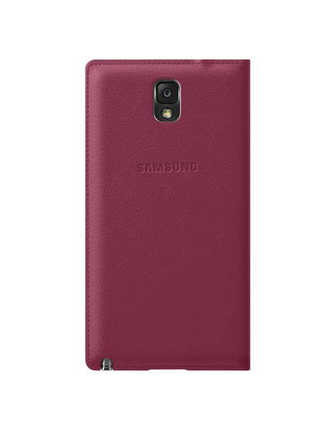 Auch die Farbe Rot steht beim Note-3-Flip-Cover zur Auswahl. (Bild: Samsung)