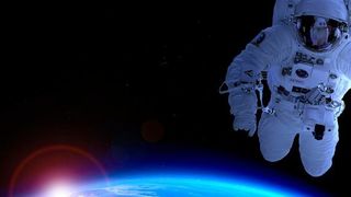 Um Menschen bei gefährlichen Arbeiten im Weltall zu entlasten, könnten zukünftig teilautonome Roboter helfen, die vom Verhalten der Menschen lernen.  (gemeinfrei)