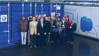 Mit einem hocheffizienter Power-to-Gas-Verfahren erreicht der Helmeth-Prototyp Wirkungsgrade von 76 %. (HELMETH/KIT)