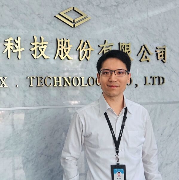 Whittaker Cheng, Marketing & Technical Support Assistant Manager bei Minmax. „Wir möchten den europäischen Markt erschließen und den Bekanntheitsgrad der Marke Minmax erhöhen.“ (Minmax)