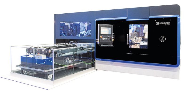 Hembrug präsentiert die neue Generation der Mikroturn-Finish-Hartdrehmaschine mit integriertem Portallader. Die neue Generation Mikroturn ist eine Weiterentwicklung der bestehenden Mikroturn 100 und verfügt über ein komplett neues und modernes Design. (Bild: Danobat)