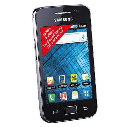 Das Smartphone Samsung Galaxy Ace GT-S5830i läuft mit der Android-2.3-Plattform. (Archiv: Vogel Business Media)