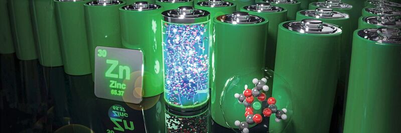 Wasserbasierte Zink-​Batterien gelten als vielversprechende Alternativen zu teuren Lithium-​Ionen-Batterien. 