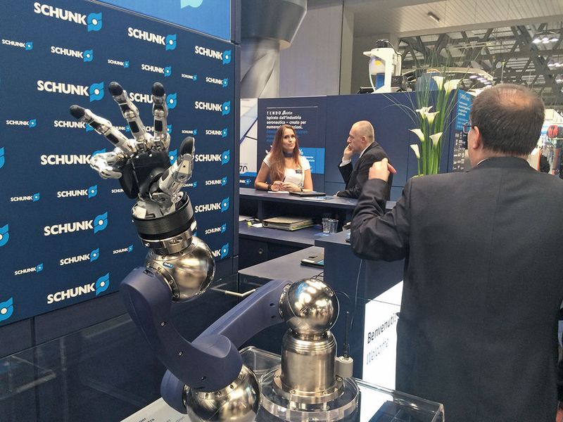 Schunk, le spécialiste des systèmes de serrage, une entreprise allemande fête cette année ses 70 ans d'existence. (Image: maschinenmarkt.de / Frank Jablonski)
